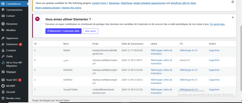 Simplifiez la Gestion des Recrutements avec Notre Module WordPress